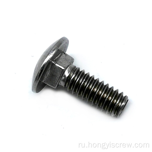 Круглая голова квадратная шея SS Carriage Bolt